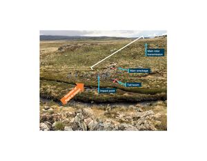 The accident site was located within the Kosciuszko National Park in an area of tussock grass, interspersed by bare protruding rock. ATSB Photo