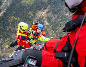 DRF Luftrettung believes that only high training standards can ensure safety. DRF Luftrettung Photo