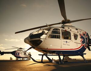 The LifeNet of New York fleet includes two EC135s. LifeNet of New York Photo