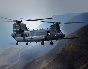 The Chinook has been chosen by eight NATO nations. Boeing Photo