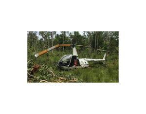 The accident site was located in a paperbark swamp. Careflight Photo