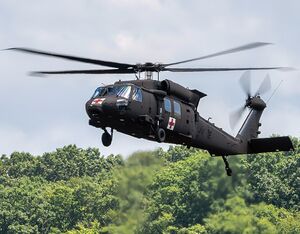 An HH-60M MEDEVAC takes flight at Sikorsky’s headquarters in Stratford, Connecticut. Sikorsky continues to modernize and enhance the Black Hawk thanks to a hot production line, mature well-established supply chain and digital factory. Sikorsky Photo