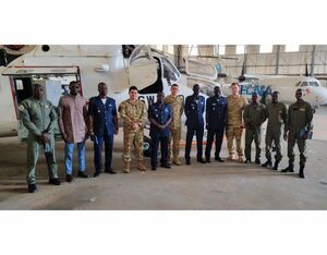 Vermont Army National Guard rotary-wing pilots with 86th Troop Command conducted an aviation exchange with Senegalese Air Force pilots, March 13-19, 2022. Joshua Cohen for Vermont National Guard Photo