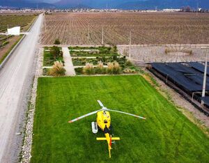 Ecocopter helicopters have assumed an important role in protecting Chilean agricultural operations from damage from cold temperatures. Ecocopter Photo
