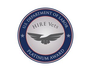 Recipients of the 2022 HIRE Vets Medallion Award meet rigorous employment and veteran integration assistance criteria. U.S. Department of Labor Image