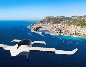 The sustainable Lilium Jet will complement GlobeAir’s current offerings in the French Riviera and Italy with a first and last mile service. Lilium Image