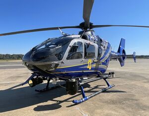 The EC135 will be used to support law enforcement operations in coordination with city, county and other state agencies by using CNC.LIVE to provide live, cloud-based downlink video for use by ground personnel. CNC Photo