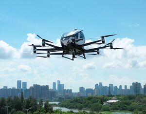 EH216-S passenger-grade autonomous aerial vehicle. EHang Image