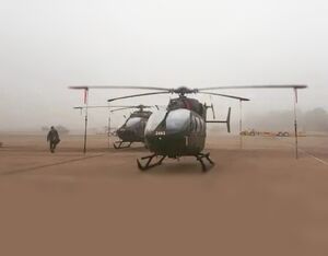 All Army Utility helicopters and 70 percent of the entire Army helicopter fleet can now use the Smart view limiting device for better weather training. ICARUS Photo