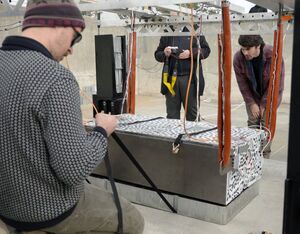 Researchers at Wichita State University have successfully completed the first-ever 50-foot drop test of a full-scale eVTOL battery developed by Beta Technologies.