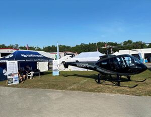 Enstrom is touring its 2023 turbine-powered 480B model helicopter. Enstrom Photo