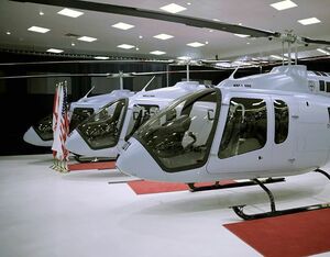 Bell delivered the aircraft during an inspection and acceptance event in February 2023 at Bell’s Mirabel facility. Bell Photo
