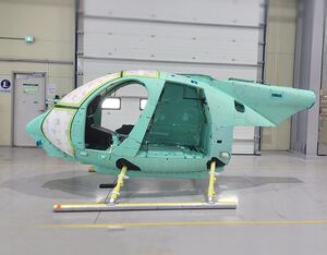 The fuselage is the first of eight Korean Air is slated to manufacture. Korean Air Photo
