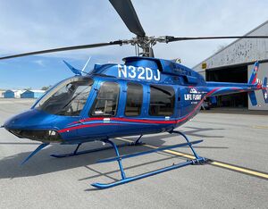 A newly-completed Bell 407GXi emergency medical services helicopter from Life Flight Network. QAI Aviation Photo
