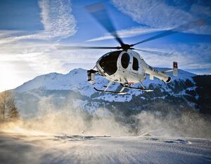 MD Helicopters will be offering a 250-C30 engine upgrade for the MD 520N. MD Helicopters Photo by Adrian Bretscher