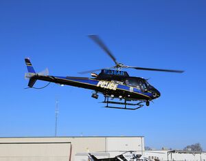 Each of Baltimore Police Department’s new H125 helicopters includes a WESCAM MX-10 imaging system, Vislink downlink system, Macro-Blue tactical displays and a Spectrolab Nightsun. Metro Aviation Photo