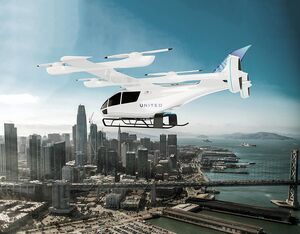 Eve and United will work with local and state officials, infrastructure, energy and technology providers to ensure the appropriate infrastructure is in place to introduce eVTOL aircraft flights. Credit: Eve Air Mobility.