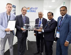The MoU was signed during the ongoing Paris Air Show. HAL Photo