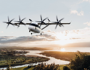 Limosa founder and CEO Dr. Hamid Hamidi revealed LimoConnect V2 to the public at the 17th Annual Electric Aircraft Symposium (EAS) which was held on July 22-23, 2023 at Oshkosh, Wisconsin, USA, hosted by Vertical Flight Society (VFS). Credit: Limosa.