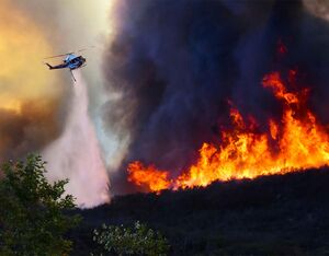 The frequency and intensity of wildfires is increasing around the world, presenting ever greater challenges for aerial firefighting. Jeremy Ulloa Photo