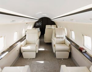 VIP Completions has completely refurbished the interior and exterior of a Bombardier Challenger 604 - VIP Completions Photo