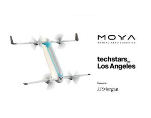 An artist’s rendering of Moya aero’s autonomous cargo eVTOL aircraft. Moya Image