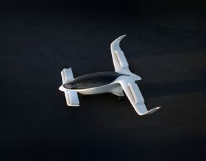 The all-electric vertical takeoff and landing Lilium Jet is on track to start production later this year. Honeywell Photo