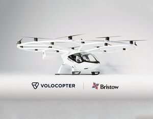 The addition of the VoloCity to Bristow’s operational fleet opens doors to new routes and service opportunities within urban environments. Volocopter Photo