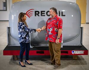 The Knight Aerospace and Recoil Aerospace teams have teamed up to create innovative dual-use tanks. Knight and Recoil Photo