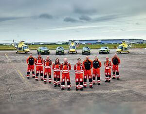 The service said it took to the skies 200 times in 2023, saving 296 hours 34 minutes of vital patient time. TCCA Photo