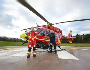 Since Midlands Air Ambulance Charity moved its operations from RAF Cosford to the new facility in August 2023, the helipads have enabled the service’s helicopter to take off on more than 180 vitally important air ambulance missions. HELP Appeal Photo
