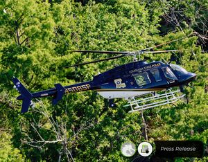 Louisiana State Police will use their two Bell 407GXis alongside six other Bell aircraft for public safety missions throughout the state. Bell Photo