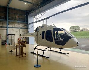 Honda Airways will use their Bell 505 for corporate charters and helicopter flight training. Bell Photo