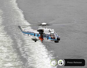 The new H225 helicopters will support territorial coastal activities, maritime law enforcement, as well as disaster relief missions in the country. Airbus Photo