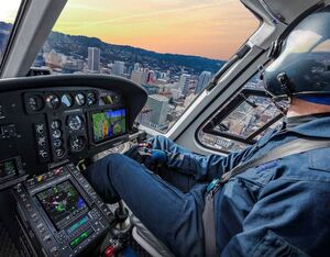 Garmin’s GFC 600H helicopter flight control system is now FAA certified in the AS350 B2/B3. Garmin Photo