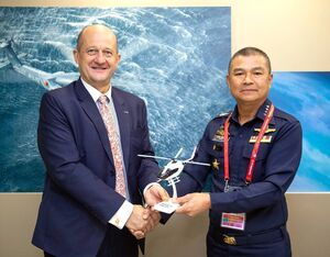 The Royal Thai Air Force will use its new twin-engine H135s for an array of training missions, including ab-initio flight training. Airbus Photo