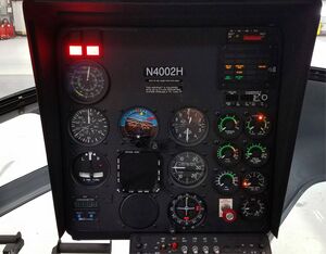 Anodyne Electronics Manufacturing Corporation will design and manufacture the new Master Caution Annunciator Panel for the Enstrom 480B helicopter. AEM Photo