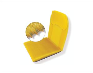 Seat cushions made from Stimulite can be thinner than foam cushions, providing the additional head clearance desired by pilots. Supracor Image