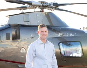 Sean M. Cross, president and chief operating officer of Helinet Aviation Services. Helinet Photo