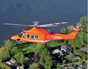 Ornge has so far moved 209 confirmed or suspected COVID-19 patients, 19 percent of which were moved with its Leonardo AW139 helicopters. Mike Reyno Photo