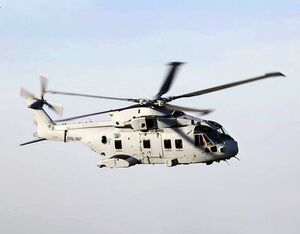 The AW101 Merlin has been activated for Covid-19 relief in Southern England. Leonardo Photo
