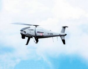 Schiebel’s CAMCOPTER S-100 UAV is being used by Bristow in a trial to evaluate its capabilities in a SAR role. Schiebel Photo