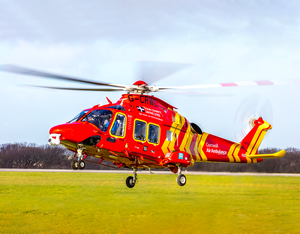 The next-generation AW169 helicopter will replace Cornwall Air Ambulance’s MD 902 Explorer. Greg Caygill Photo