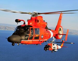 The U.S. Coast Guard expects to operate its MH-65 and MH-60 helicopters beyond their originally planned service lives. The Future Vertical Lift program could replace these fleets with more capable modern rotorcraft. Skip Robinson Photo