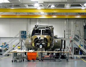 Boeing’s V-22 Osprey assembly line outside Philadelphia. Boeing Photo