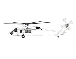 This Sikorsky UH-60 Black Hawk is one of the Vertical fleet poster models now available to color at home. Eric Lian/Lian Media Illustration