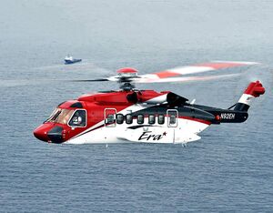 Sikorsky S-92 of Era Helicopters, pictured over the Gulf of Mexico