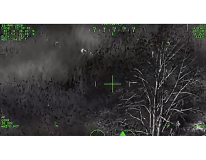 The Westchester Police Aviation Unit used Air 3’s infrared camera to help locate the hiker in the marshy area. Westchester PD Photo