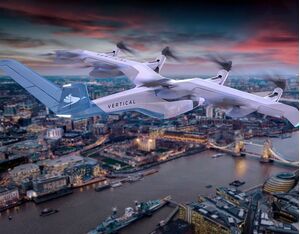 Vertical Aerospace is aiming to start commercial air taxi flights with the VA-1X in 2024. Vertical Aerospace Image