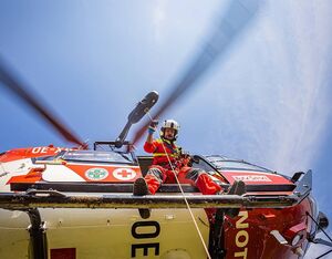 ARA Flugrettung is the first HEMS provider in Austria to introduce winch operations, as well as the Airbus H145 aircraft, to the air rescue sector. Tomas Kika Photo